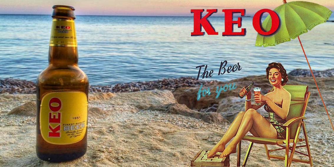 KEO Cyprus Beer at the Beach