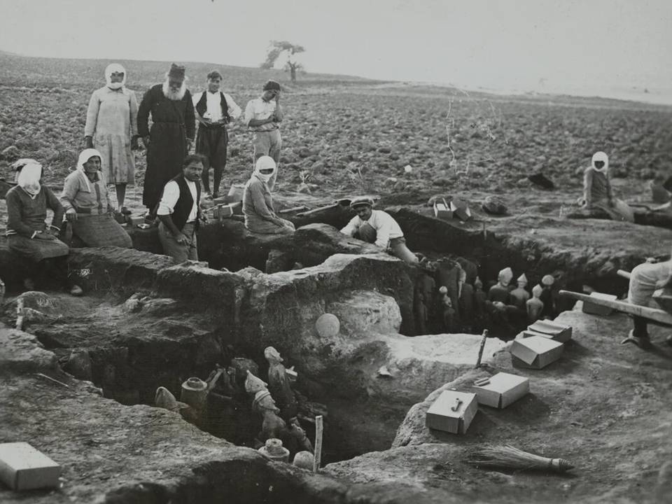 The Initial Excavation at Ayia Eirini Photo John Lindros