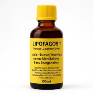 LIPOFAGOS 1 is the first stage of the triple formula LIPOFAGOS 1-2-3 , designed to provide gentle herbal support for the body's metabolic activation.