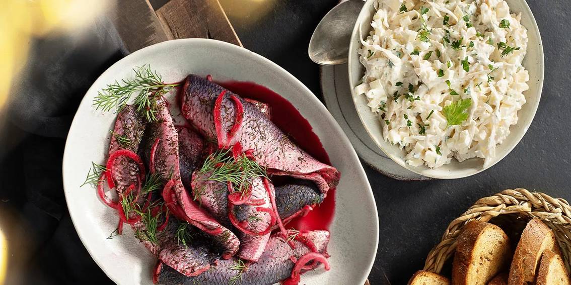 Salad with Herring with less than 400kcal