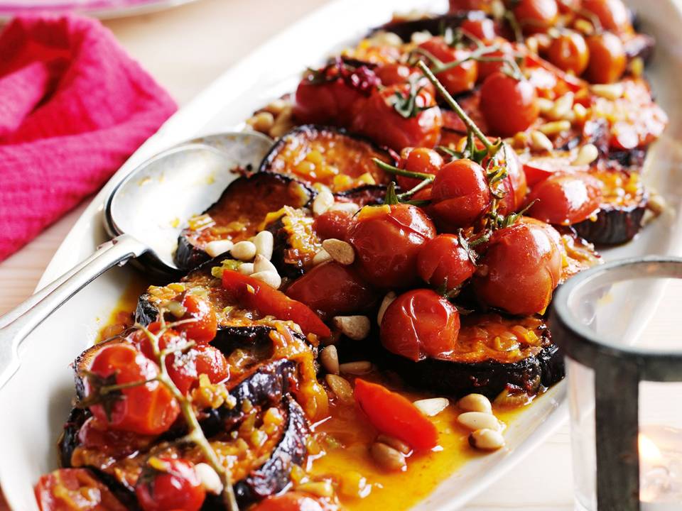 Eggplants Tomatoes Dish