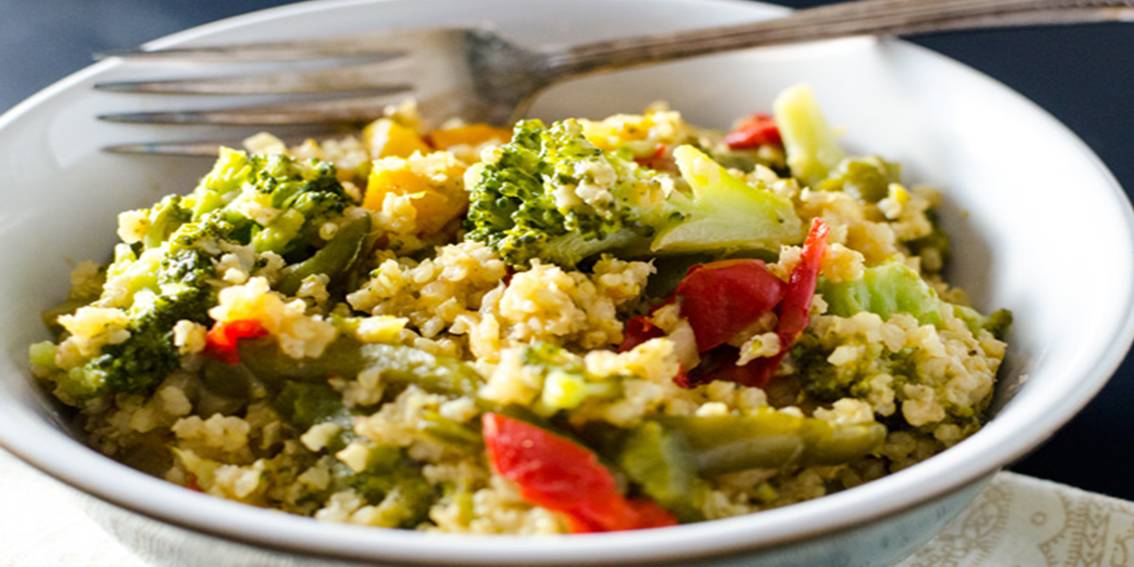 Millet with Vegetables under 400kcal