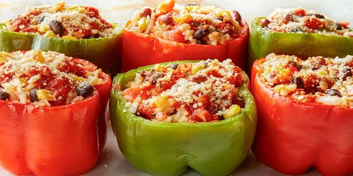 Stuffed Peppers with Less than 400kcal