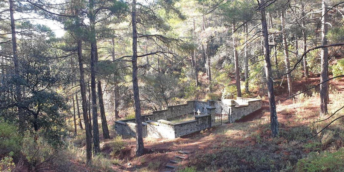 The Secret Cemetery hidden deep in the forests of Cyprus, on a remote slope of the Troodos Mountains, lies a small, forgotten cemetery