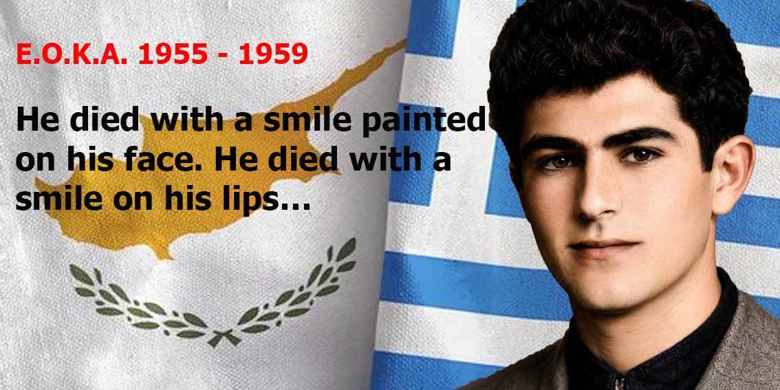 He died with a smile painted on his face. He died with a smile on his lips