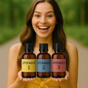 LIPOFAGOS Series – Natural Support in 3 Steps Drinkable herbal nutritional supplements | 3 x 100ml | Alcohol-free – Caffeine-free