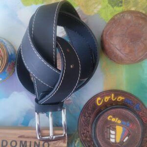 Colombia is known for its high quality Leather produce. This is a handmade leather belt made in Colombia with the best leather produced in Colombia.