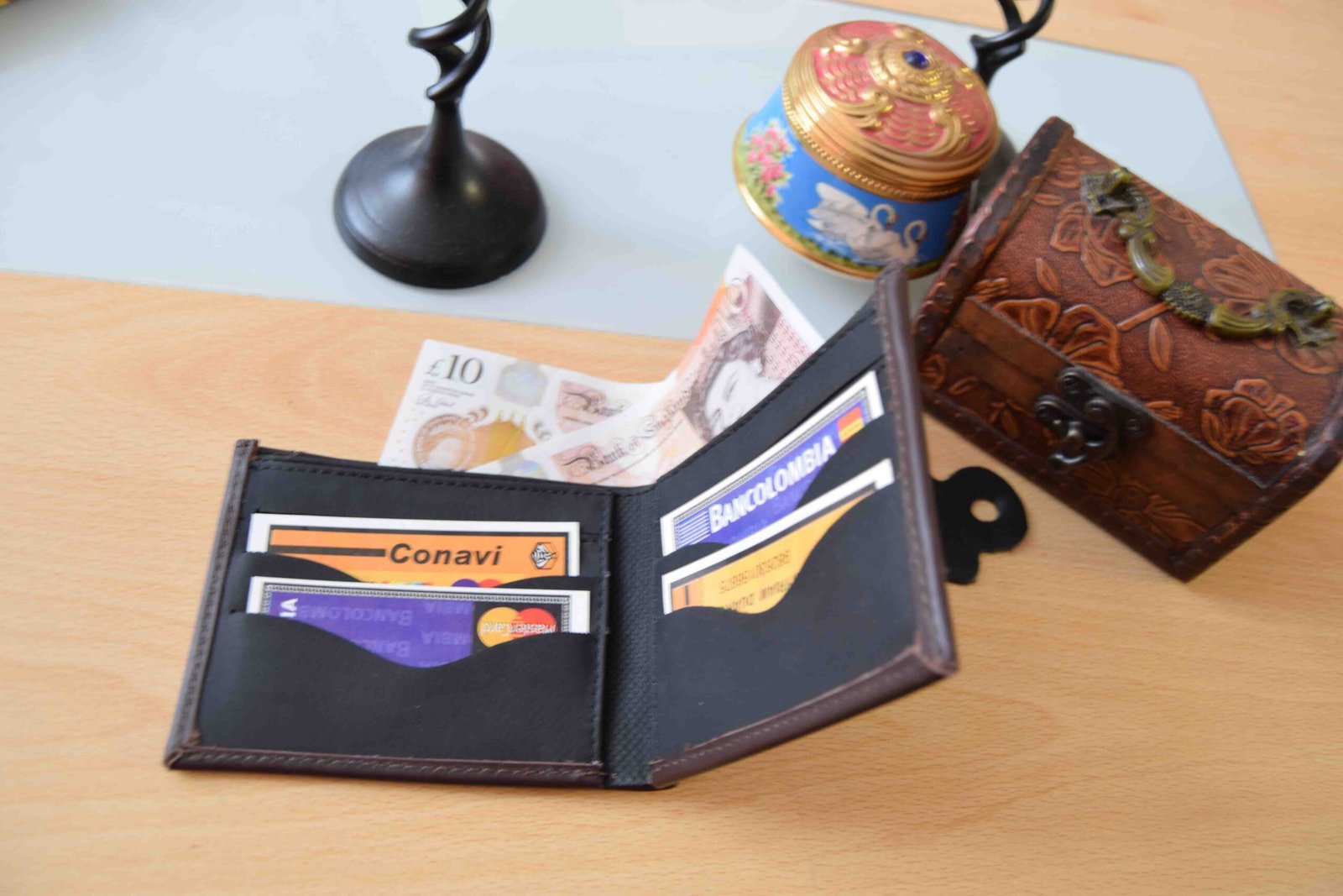 HANDMADE HIGH QUALITY COWHIDE REAL LEATHER WALLET MADE IN COLOMBIA - Image 5