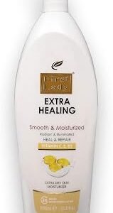 First Lady Extra Healing Moisturiser Lotion 1000ml with Pump Dispenser ? Vitamin C, Vitamin E & Niacinamide Body Lotion for Dry Skin, Deep Hydration & Skin Brightening, Fast Absorbing Formula