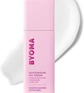 BYOMA Moisturising Gel Cream, Lightweight Oil Free Daily Moisturiser (50ml)