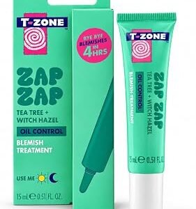 T-Zone Tea Tree & Witch Hazel Blemish Spot Treatment Gel (15ml)