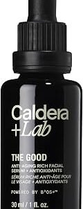 Caldera + Lab The Good | Men's Organic Moisturizing Face Serum for Dry, Sensitive, & Normal Skin ? Vegan, Natural & Antioxidant Packed Skincare Facial Oil