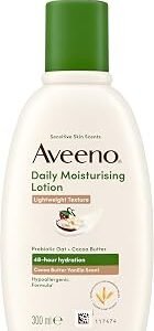Aveeno Daily Moisturising Lotion with Cocoa Butter and Vanilla Scent 300ml