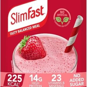 SlimFast ? Meal Replacement Powder ? Strawberry Flavour ? 584g 16 servings