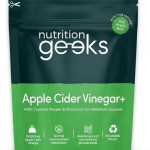 Apple Cider Vinegar Capsules 15,000mg with Mother & 30% Acetic Acid - Enhanced with Chromium & Cayenne Pepper - 90 Vegan Capsules (Not Apple Cider Vinegar Gummies or Liquid), Teeth Friendly - UK Made