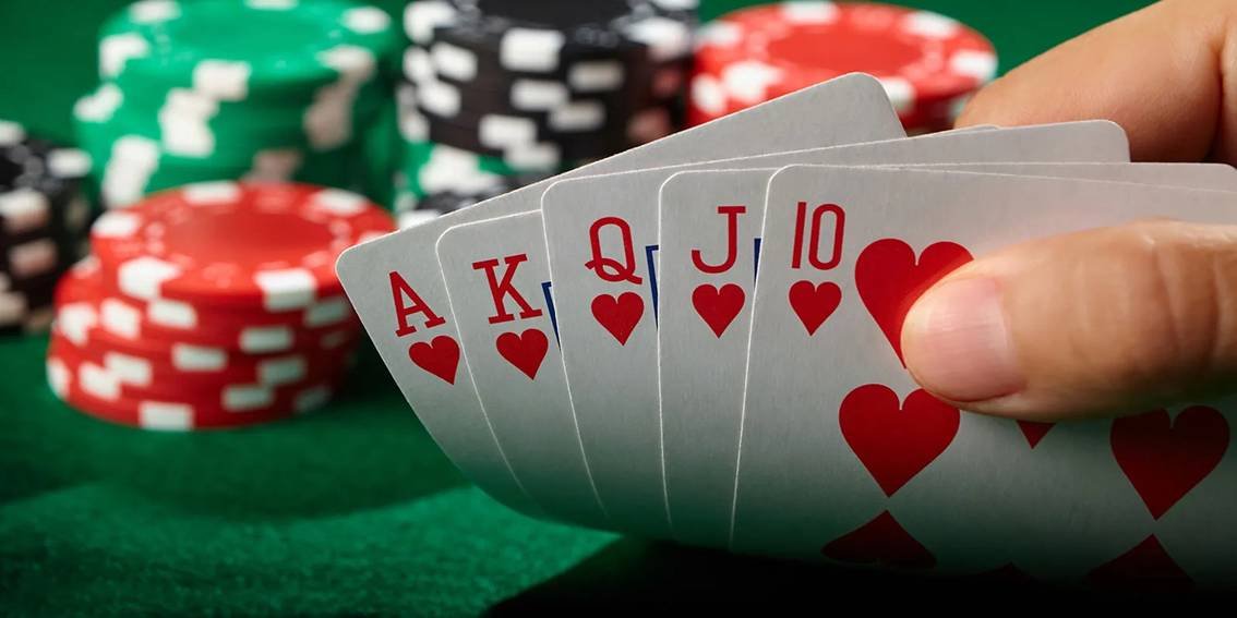Royal Flush Hearts